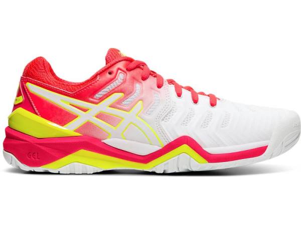 Asics Tennisschoenen Dames, GEL-RESOLUTION Wit/Roze - Asics Belgium | B2507641-FA